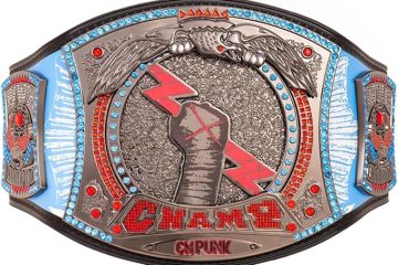 CM Punk 434 Day Record Signature Championship Title Belt Replica